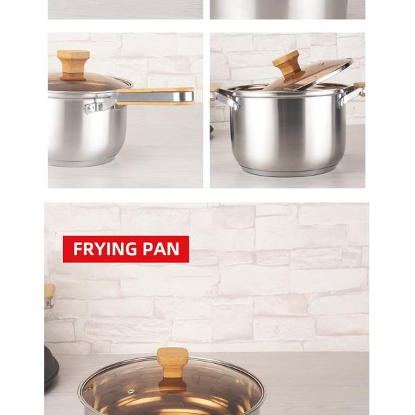 Cookware размера фабрики оптовый различный установил нержавеющую сталь 12pcs изготовленных на заказ баков оптовую варя набор бака и лотка