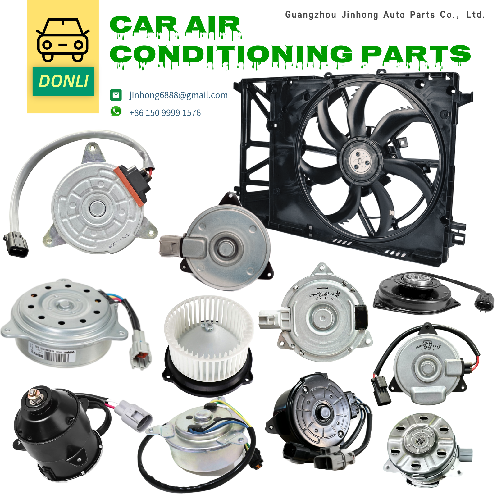 19030-Pwa-A01 Auto Parts Radiator Cooling Fan for Honda Jazz IV 2013-2016