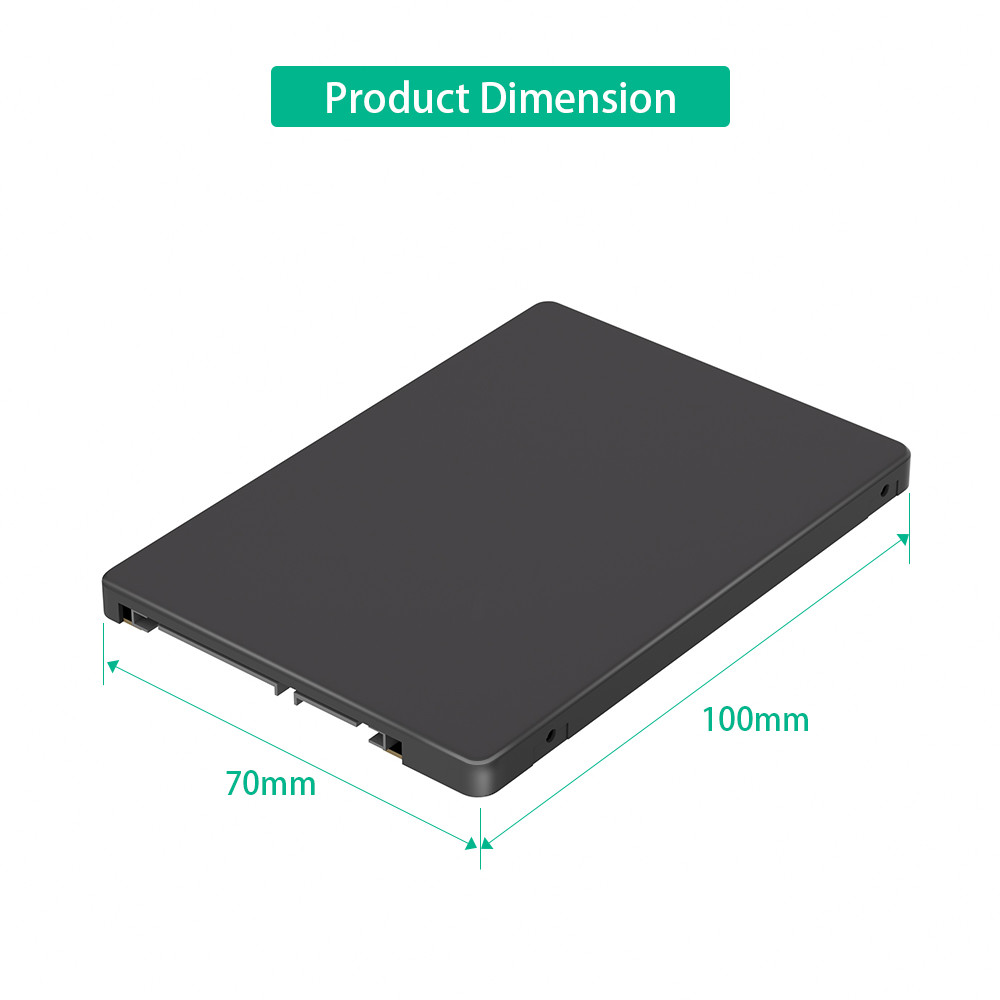 Full-size NGFF M.2 B Key/mSATA SSD to 2.5 SATA3 Адаптер 2 в 1 с пластиковым корпусом