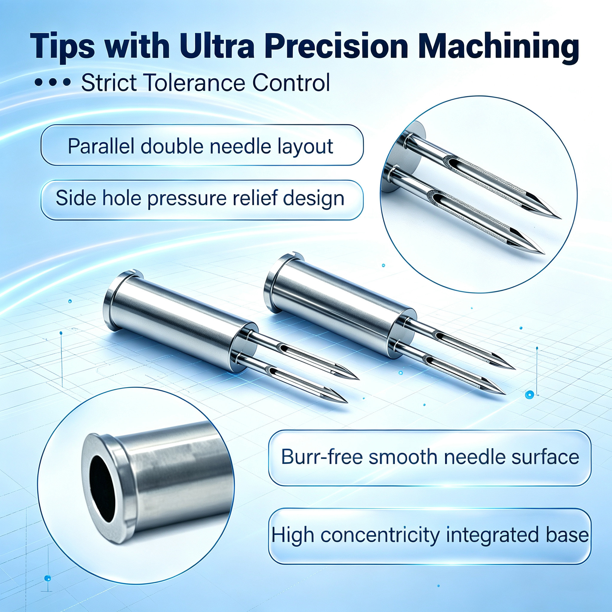 Customized Sharp Slotted Probe with Cylindrical Sleeve