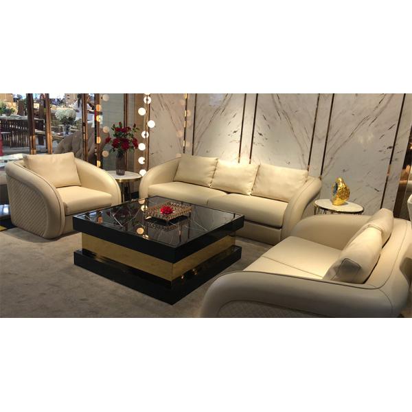 Leather Corner Couch Modular 37.8x28.3in Luxury Living Room Furniture Sets
