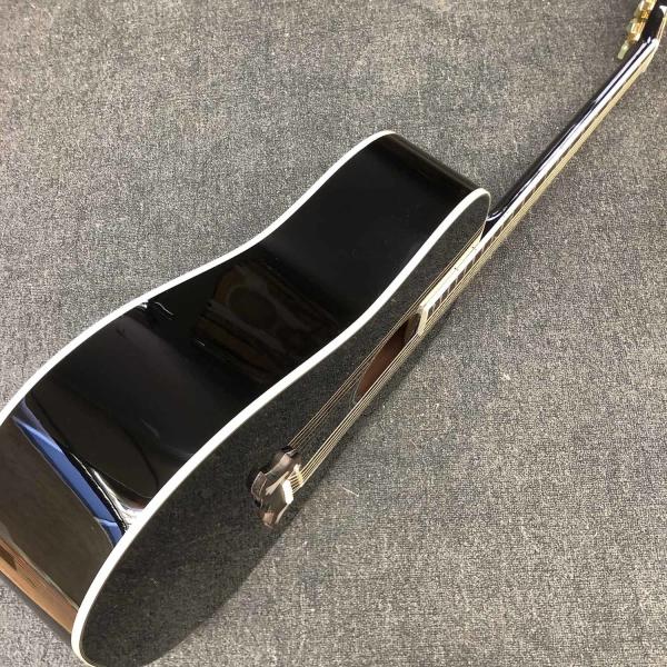 Custom 2023 dove elvis presley black acoustic guitar GB dove electric acoustic guitar
