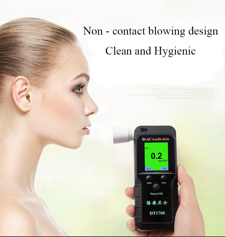Перезаряжаемые портативный Breathalyzer вош Po тестера алкоголя автоматический