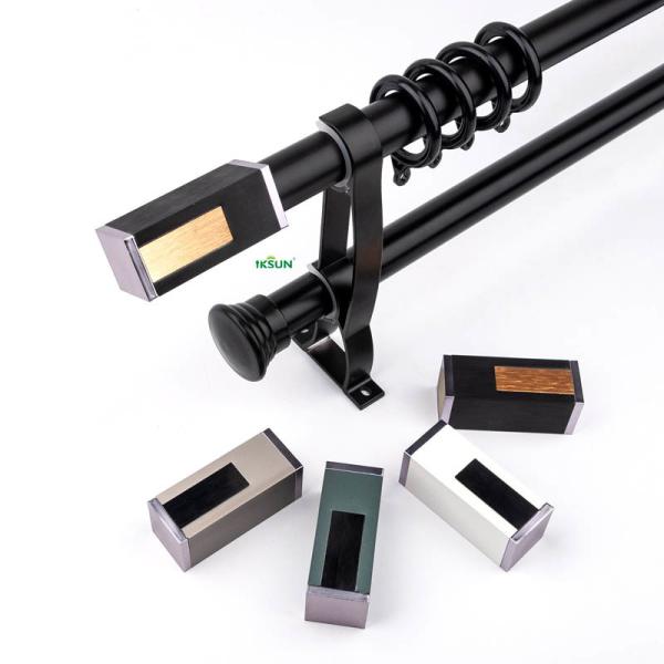 New Style Aluminum Durable Roma Pole Hanging Classical Window Rod For Living Dorm Room