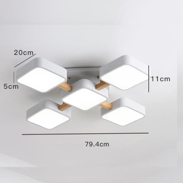 LED modern minimalist ceiling lamp LED study entrance bedroom wooden celling light(WH-WA-23)