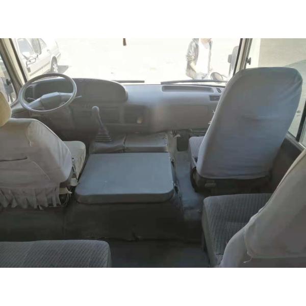 2009 автобус каботажного судна года 18 используемый местами, автобус LHD каботажного судна Тойота использовал мини автобус с двигателем дизеля, левым управлением рулем