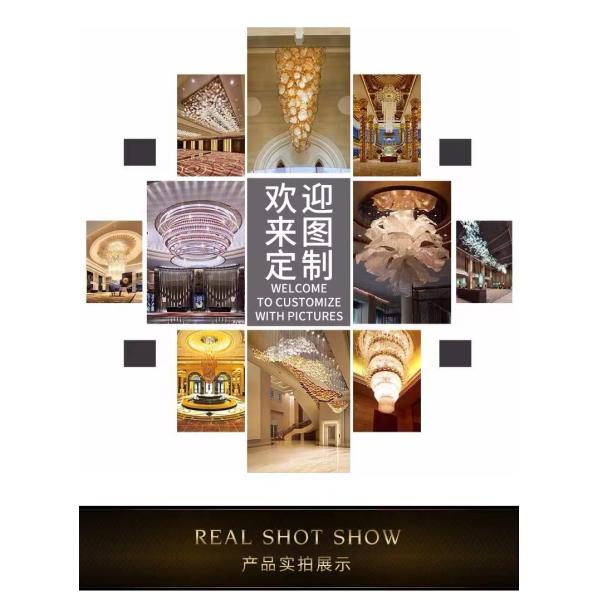 AC 85-265V Voltage L'éclairage intérieur moderne Grand chandelier de foyer Pour le restaurant chinois Simple Metal Copper Hot Pot