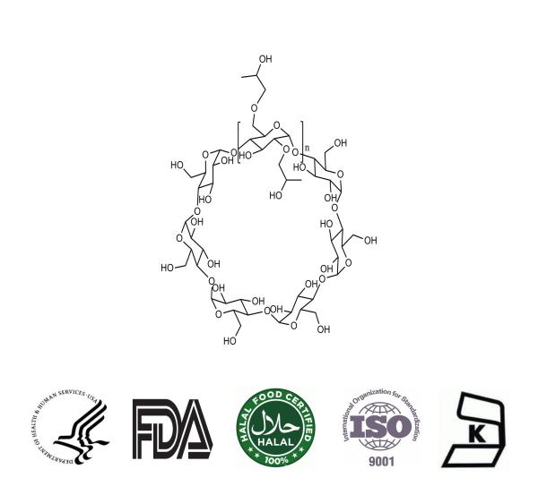 Cosmetics Bulk HPBCD Hydroxy Propyl Beta Cyclodextrin Cas 128446-35-5