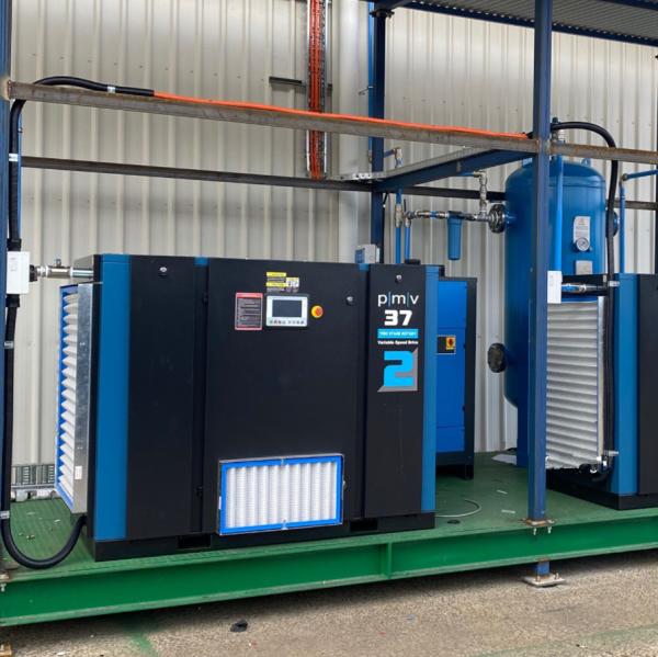 Electric Air Compressor Screw Normal Pressure Screw Industrial Air Compressor