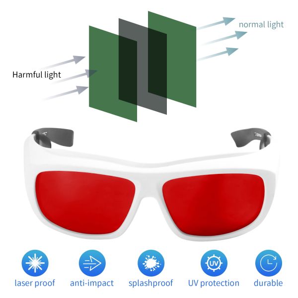 LASER PROTECT GLASSES safety glasses laser protection glasses laser protect glasses laser glasses 266nm 488nm 532nm 200-540nm Laser  laser protection lenses laserprotective sheet laser protection