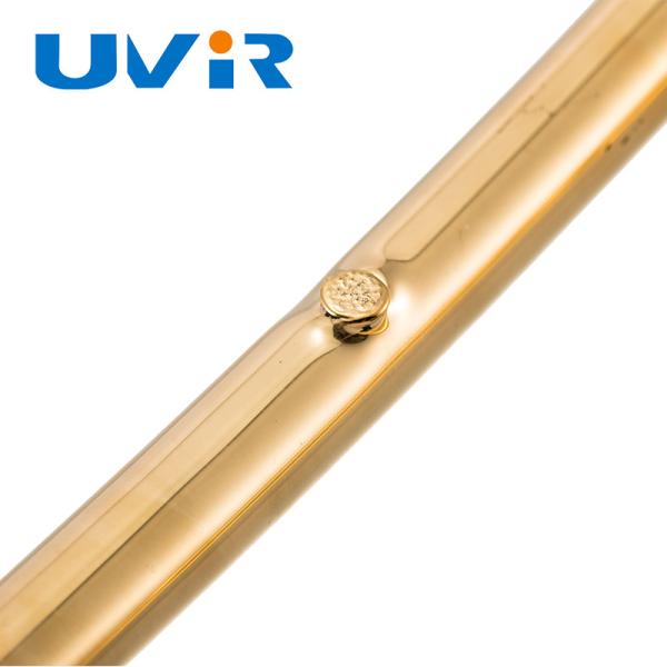 3D Shortwave Infrared Heating Element Tube 1380W 230V Gold Coated