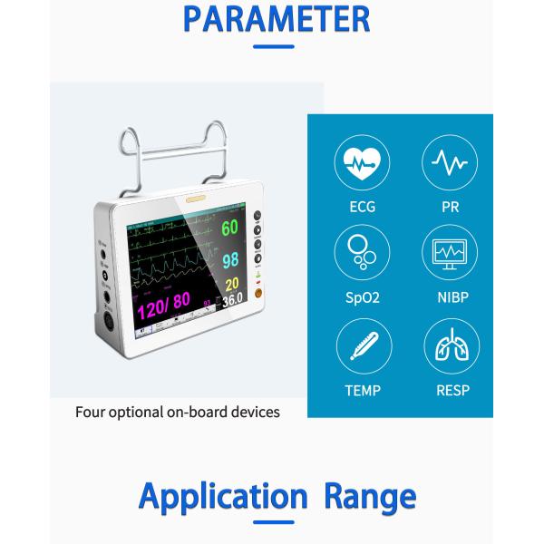 Стена терпеливого монитора параметра патологического анализа Multi установленная с батареей лития