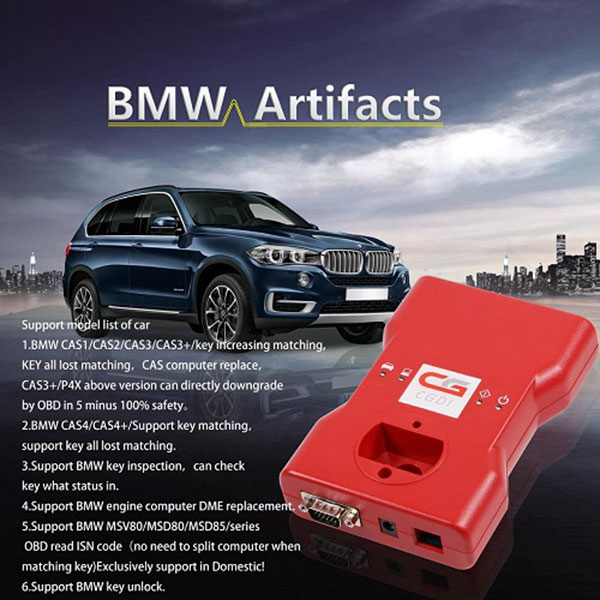 CGDI Prog  DEM MSV80 CGDI Prog  MSV80 Автомобильный программист поддержки ключа совпадение и все ключи потеряны для CAS4 / CAS 4+
