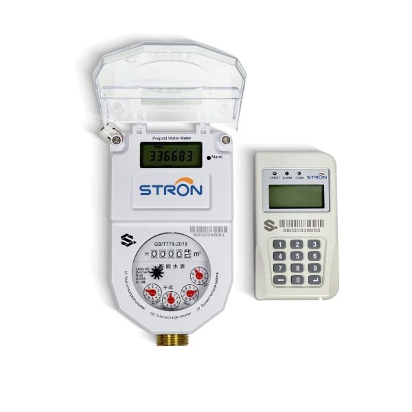 Brass Body Lora Wireless Prepaid Water Meter with 16MPA Water Pressure and 8 Years Battery Life