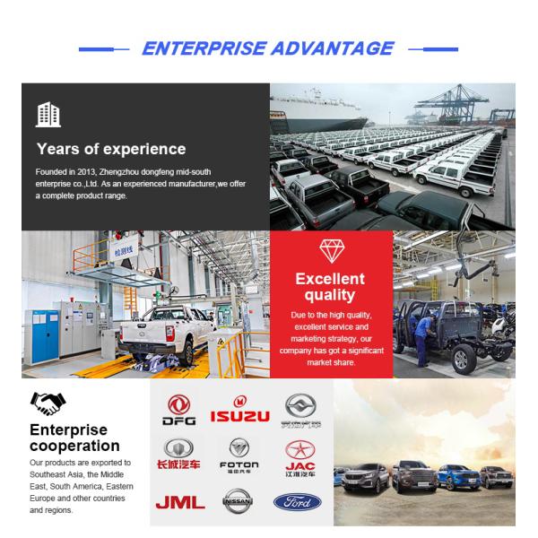 Left-Hand Drive 4x4 Electric Cars Dongfeng Pickup Truck with Manual Transmission
