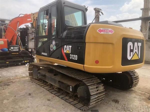Original cilindro hidráulico usado 12 toneladas Caterpillar 312D escavadeira para trabalhos de escavação