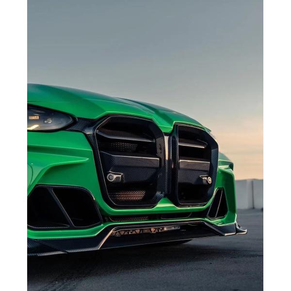 For BMW M3 M4 Carbon Fiber Body Kit G80 G82M3 M4 Updated VORS Style Carbon Fiber Front Bumper
