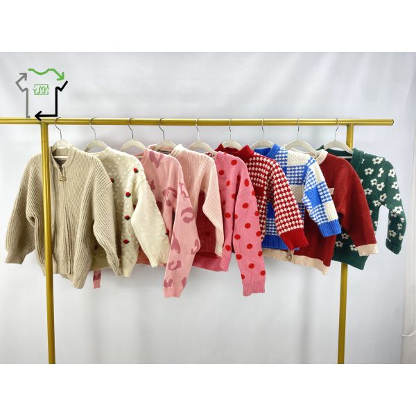 Comfortable Second Hand Winter Sweater Warm Fashion Mixed Size For Children