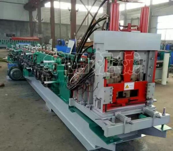 Adjustable C Purlin Forming Machine , Galvanized Coil Channel Roll Forming Machine