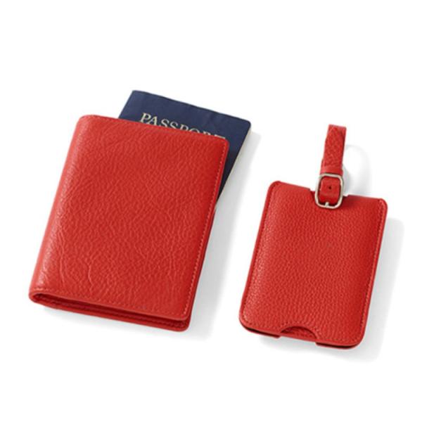 Leather passport holder multi-card passport collection protection cover bag