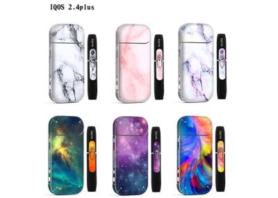 Colorful Skin Electronic Cigarettes Sticker / Waterproof Pvc Sticker For Iqos 2.4plus