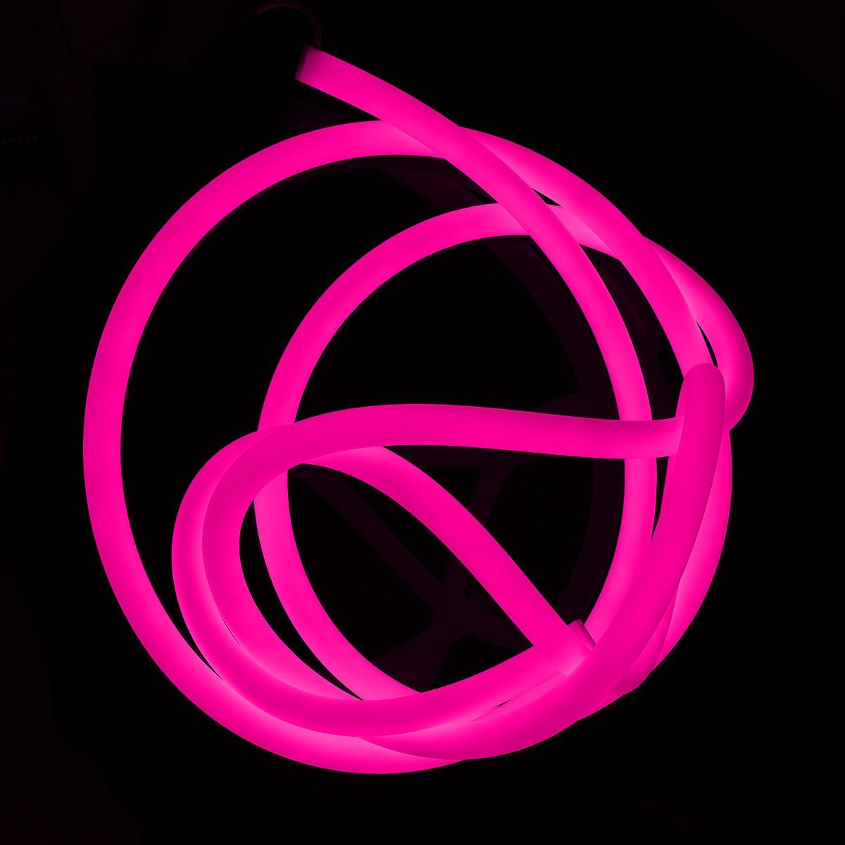 Flexible D30mm LED Neon Tube 360 Degree Glow Light Strip for Custom Display