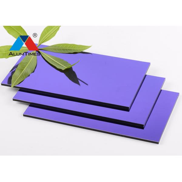 Rigid 4mm Aluminum Composite Panel , Outdoor Wall Panel For Signage