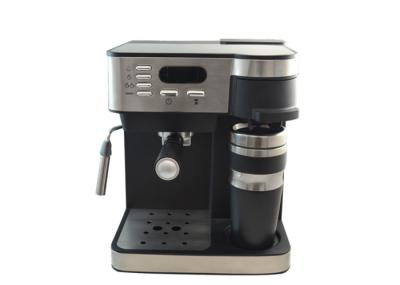 Kitchen Espresso Coffee Maker 8-10 Cups Digital 20Bar Black Silver With Frother