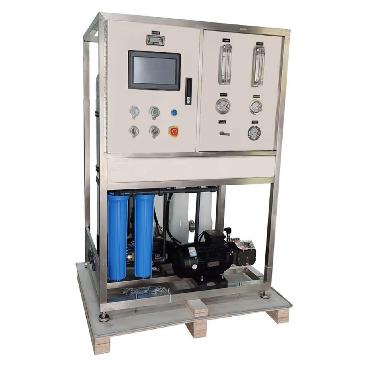 Brackish Water Desalination Machine 5.5KW Water Treatment Desalination System