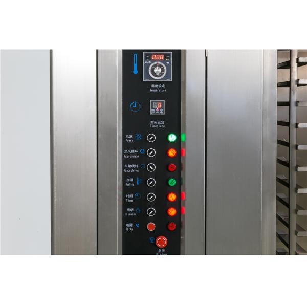 380V/50Hz/3Phases Industrial Electric Gas Rotary Baking Oven Machine 32 Trays with Design
