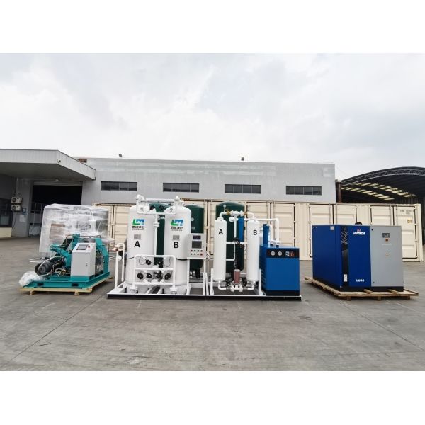 Hospital Grade Medical Oxygen Generator High Purity 93% PSA Technology for Large Scale Centralized Oxygen Supply Systems