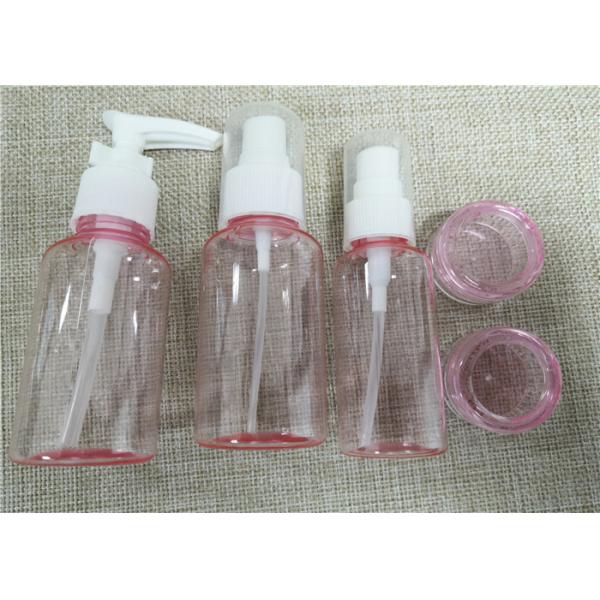 Make Up PET Plastic Spray Bottles Customized Color Screw On Closure Type