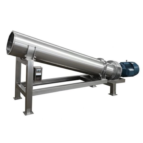 Stainless Steel Shaftless Screw Conveyor with Sealed Operation Anti-Entanglement and Low Maintenance for Industrial Applications