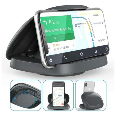 Montagem baixa magnética do telefone do painel do carro um anti deslizamento de 6,8 polegadas 360 graus para girar