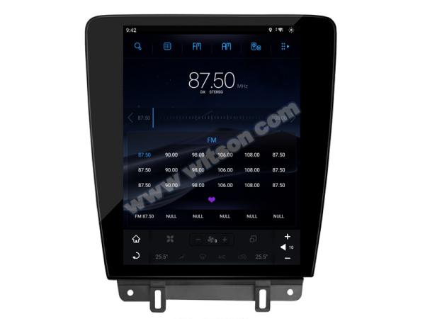 12.1 Screen Tesla Vertical Android Screen For Ford Mustang 2009-2014 Car Multimedia Stereo GPS Carplay Player