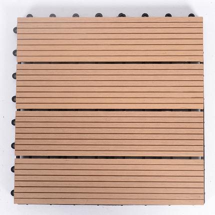 Anti Corrosion WPC DIY Decking 300 X 300 X 22mm Anti Rot Wpc Decking Outdoor