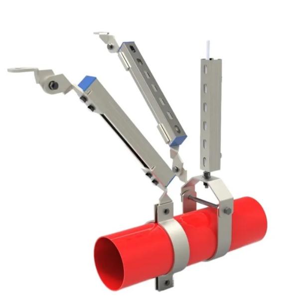 Strut Channel Seismic Pipe Bracing Solution Hot Dipped Galvanized