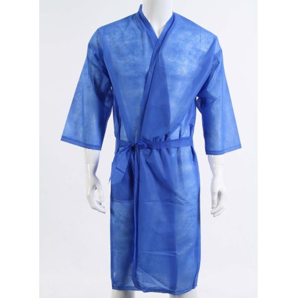 YIHE OEM Disposable Kimono Gowns , Sauna Disposable Bathrobe