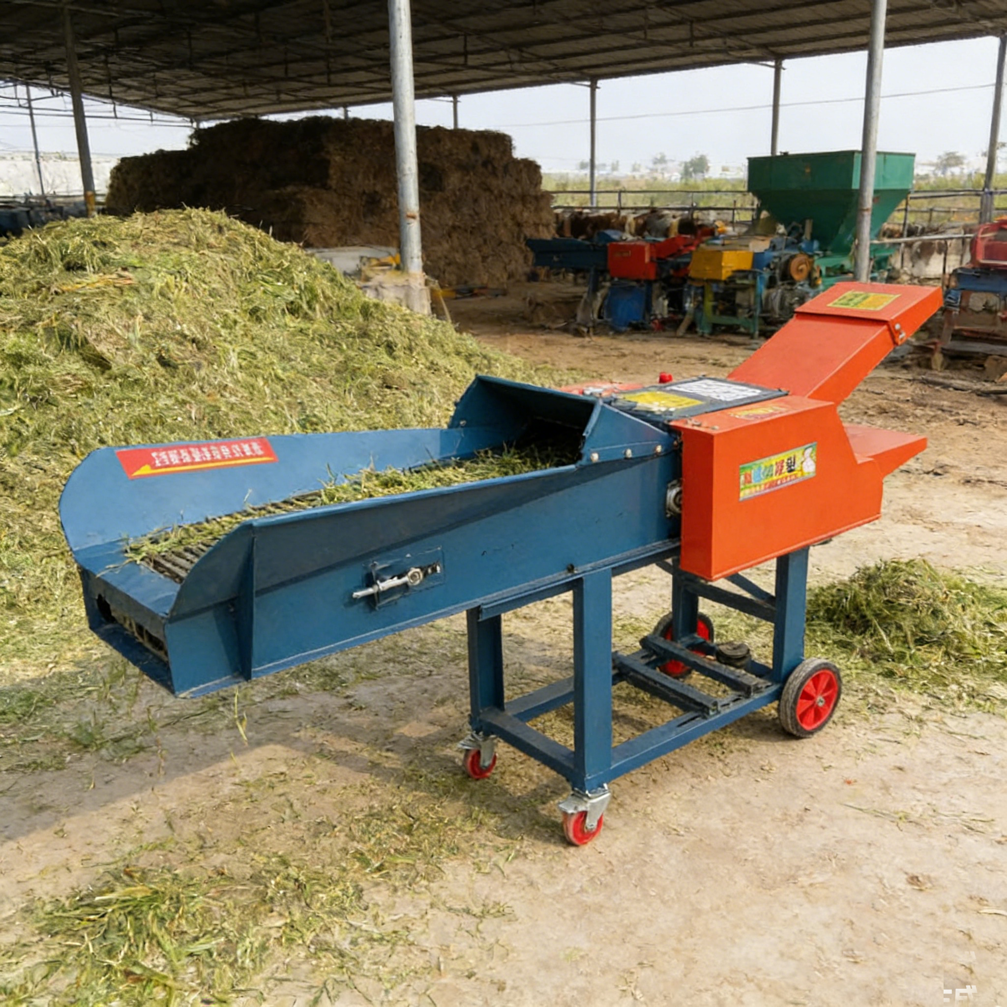 Grass Cutting And Silk Kneading Machine For Silage And Fodder Processing