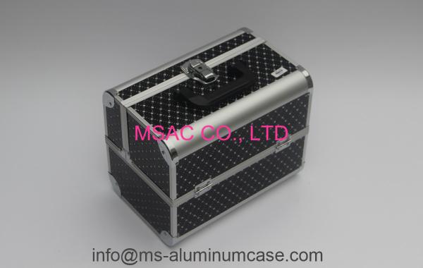 Custom Black Aluminium Cosmetic Case
