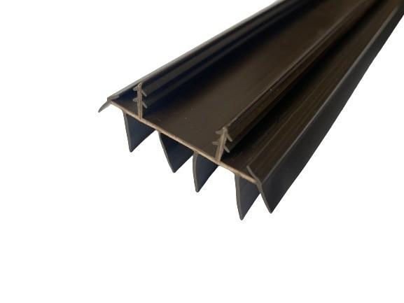 Selo de vinil branco em forma de U, de forma de cinch, para isolamento acústico