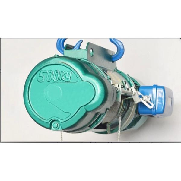 Customized 1T Electric Wire Rope Construction Hoist 8m / Min Long Duration Time