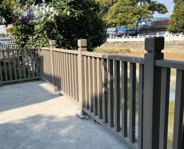 Conseil extérieur de Panel Protective Railing 2000x1200mm de barrière de GV WPC pour l'ingénierie de jardin