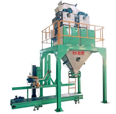 Particulas de plástico da máquina de enchimento de grânulos de balde duplo tipo correia LCS-PD2