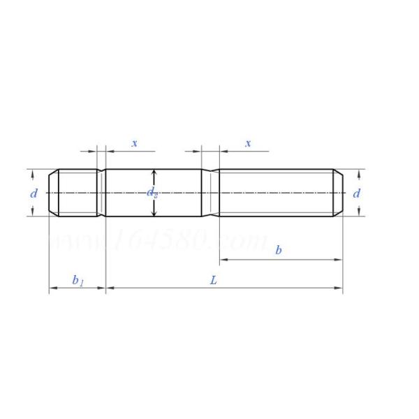 Подгонянная нержавеющая сталь продела нитку болты щариковой головки стержней шарика