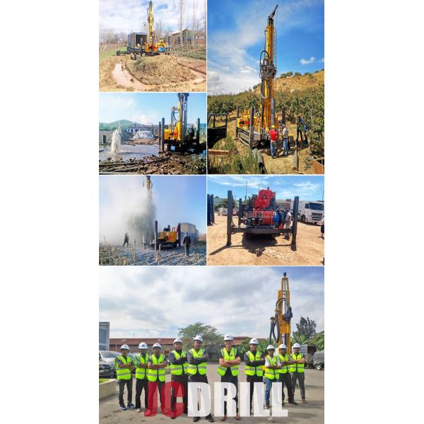 Тип буровая установка Crawler (JCDRILL) Crawler сверлить воздуха скважины 200m гидравлическая