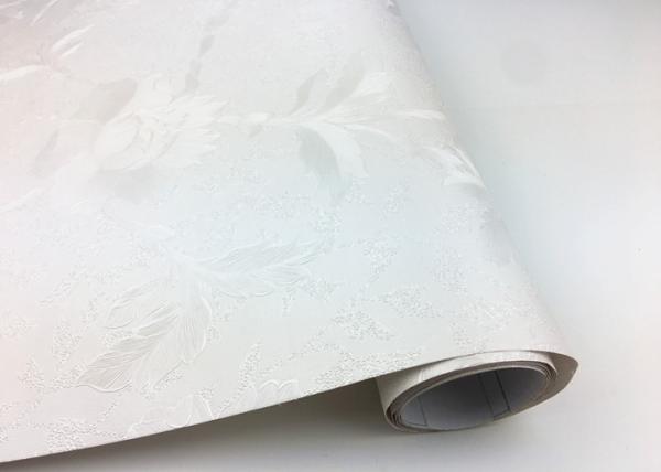 Environmental Friendly Self Adhesive Patterned Paper White Color 53cm*50m