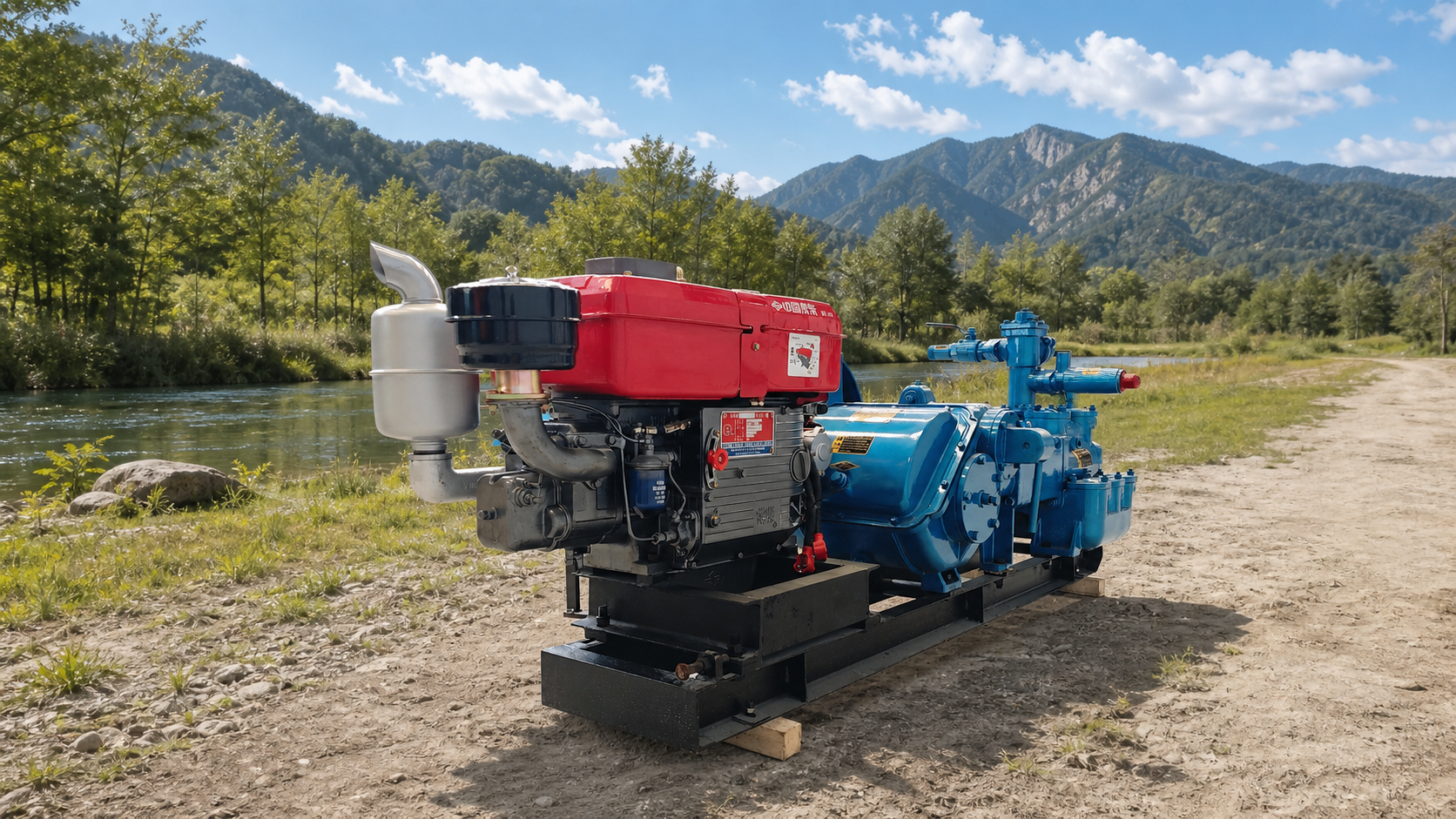 BW450 Triplex Piston Mud Pump with Three Cylinder Bore Sizes and Four Speed Settings