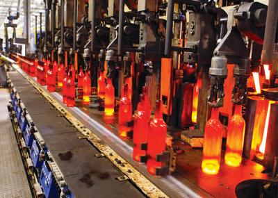 Green Wine 250g 300ml Glass Bottle Production Line Wine Glass Production Machinery