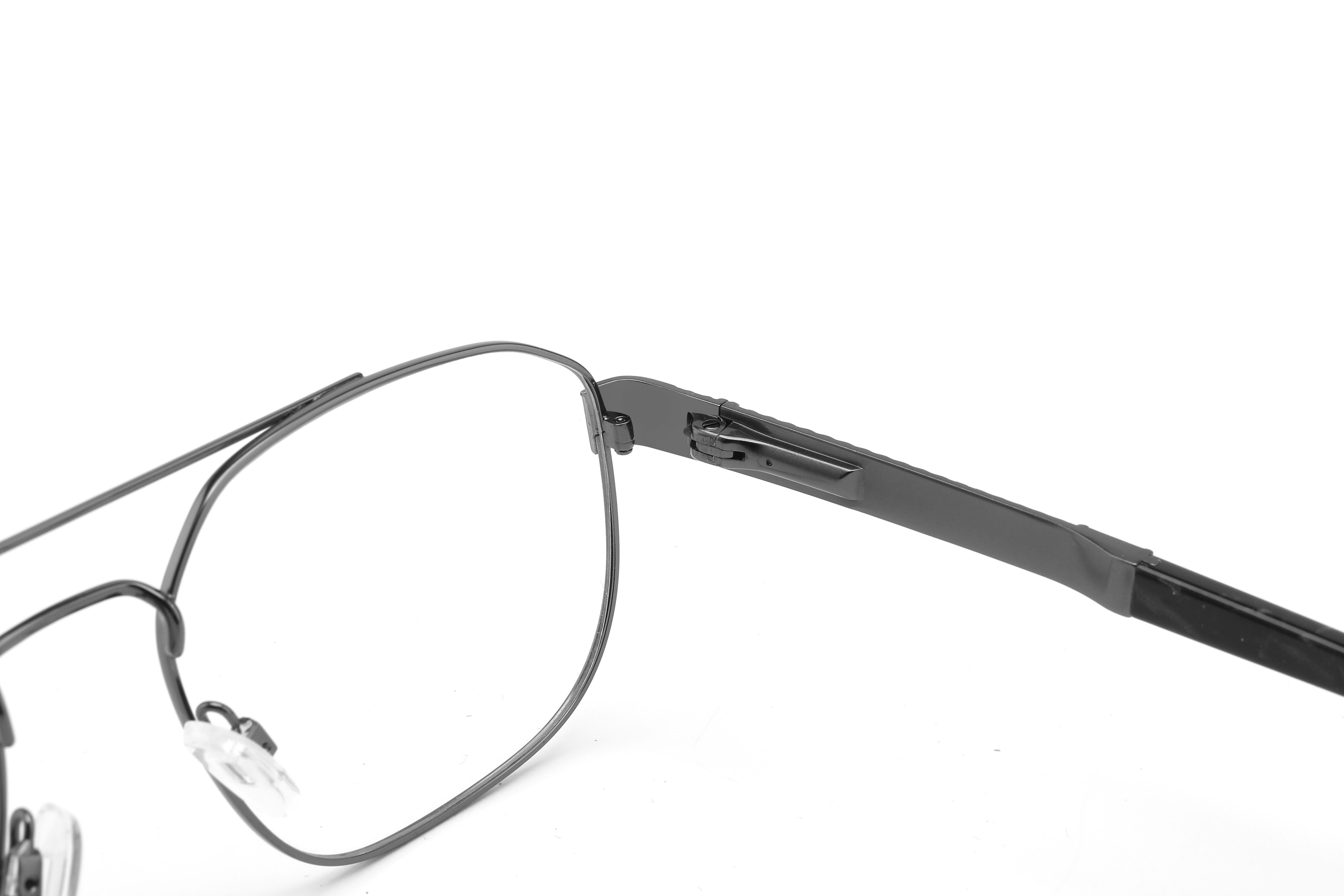 Мост ширины 55mm рамок оптически людей Eyeglasses нержавеющий двойной
